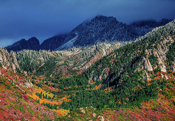 Moody Photograph - Draper Colors by Abbie Warnock