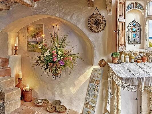 Dreamlike Digital Art - Dream Room by Eris And AI