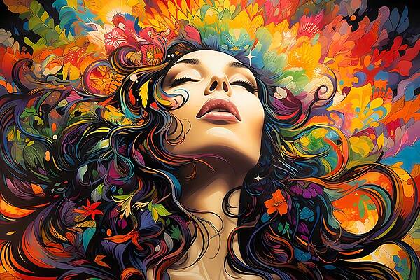 Bold Digital Art - Dream State Depicted In Pop Art Style No 2 by Andre Petrov