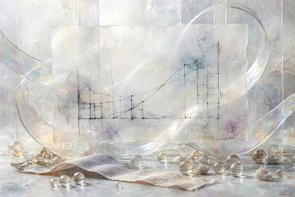 Dreamy Bridge Concept Sketch Wall Art