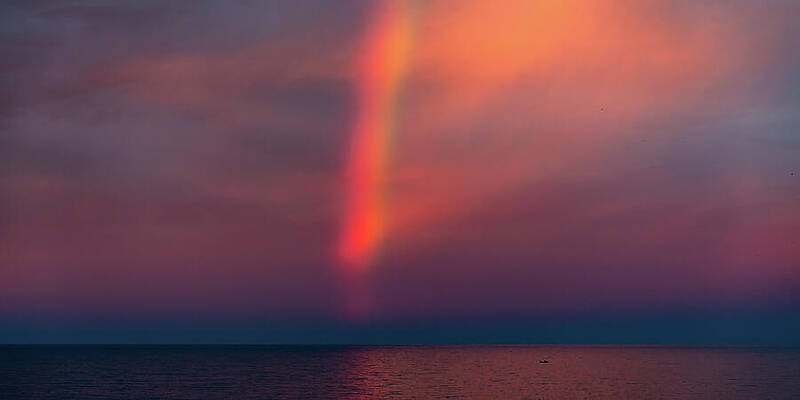 Sunrise Wall Art featuring the photograph Dreamy Rainbow Sunrise From Mazatlan Mexico by Tommy Farnsworth