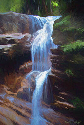 Waterfall Photograph - Dreamy Waterfalls by Barbara Siegel