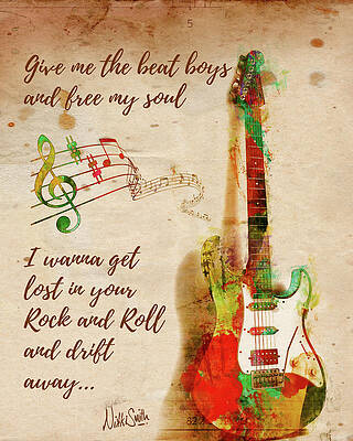 Music Digital Art - Drift Away by Nikki Marie Smith