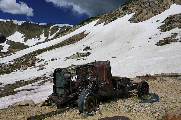 Wall Art featuring the photograph Driving Through The Mountains by Sunniye Buesing