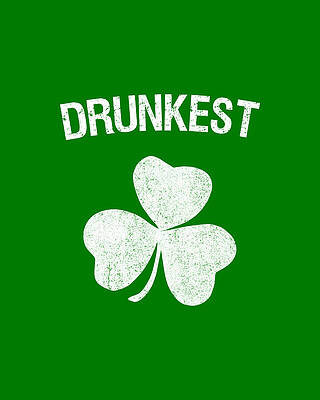 Drunkest St Patricks Day Group Print