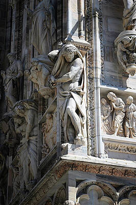 Italy Wall Art featuring the photograph Duomo Detail by Steven Nelson