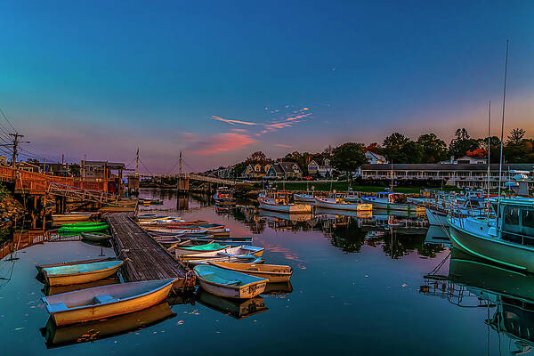 Twilight at Perkins Cove Wall Art