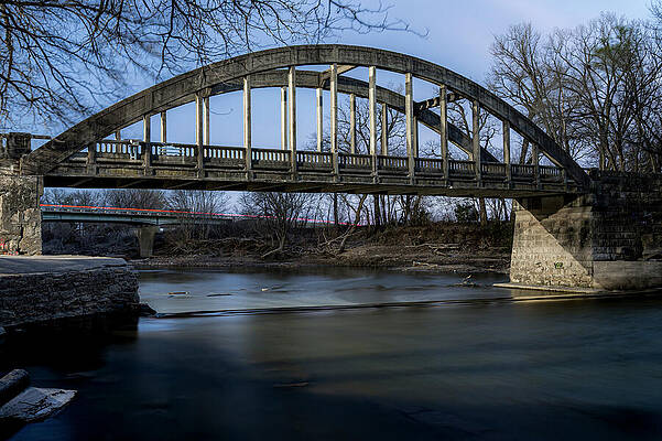 Winter Wall Art featuring the photograph Dusk On The Cottonwood River by Anthony Hightower