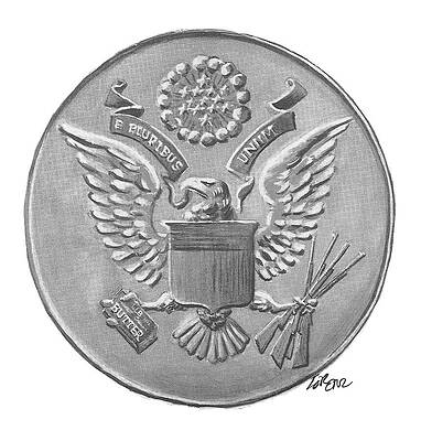 American Eagle Emblem Drawing Drawing