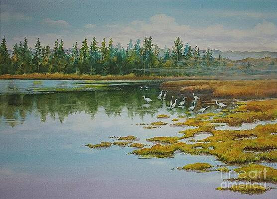 Wall Art featuring the painting Early Morning by Eric Kyle