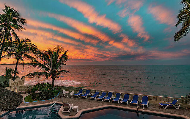 Sunrise Wall Art featuring the photograph Early Morning Sunrise Mazatlan Mexico by Tommy Farnsworth