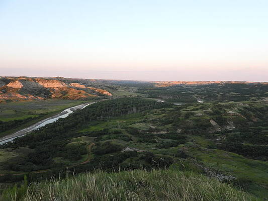 Photograph - East On The Little Missouri River by Amanda R Wright