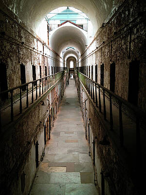 Wall Art featuring the photograph Eastern State Penitentiary Philadelphia by Rebecca Herranen