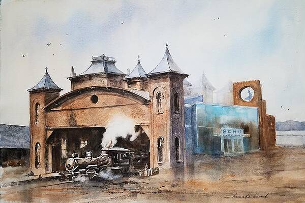 Wall Art featuring the painting Echoes Past And Present by Amanda Amend