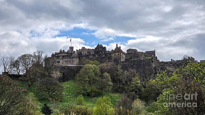 Scotland Wall Art featuring the photograph Edinburgh Castle On Castle Rock - Edinburgh, Scotland by Jeff Saunders