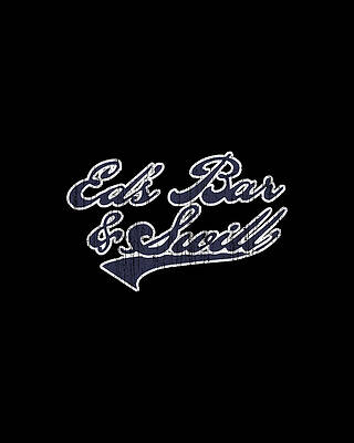 Bar Wall Art featuring the digital art Eds Bar And Swill Retro by Flippin Sweet Gear