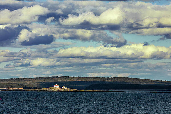 Cloud Photograph - Egg Harbor Light by Craig A Walker