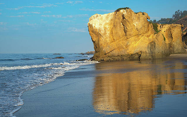 Wall Art featuring the photograph El Matador State Beach In Malibu, California by Matthew DeGrushe