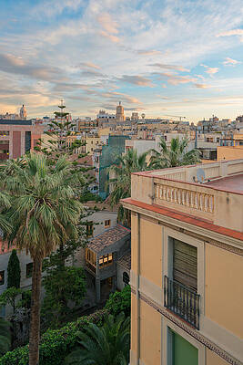 Wall Art featuring the photograph El Raval Rooftops by Slow Fuse Photography