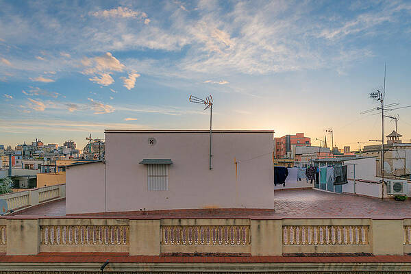 Spain Wall Art featuring the photograph El Raval Sunrise by Slow Fuse Photography