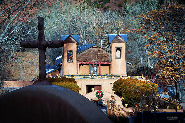 Historic Church in Tranquil Setting Wall Art