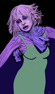 Vibrant Portrait of a Woman Wall Art