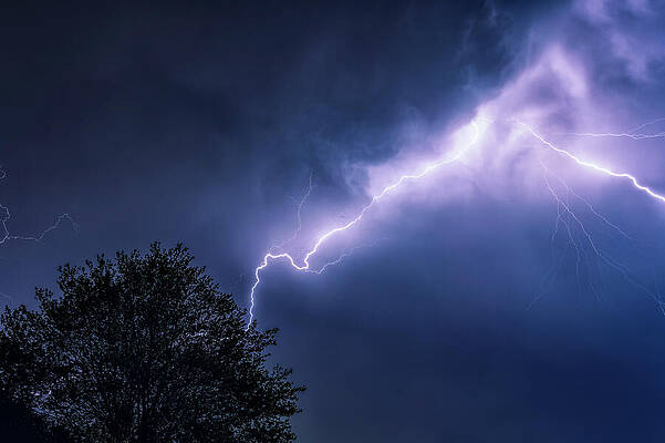 Sky Wall Art featuring the photograph Electric Night by Rich Kovach