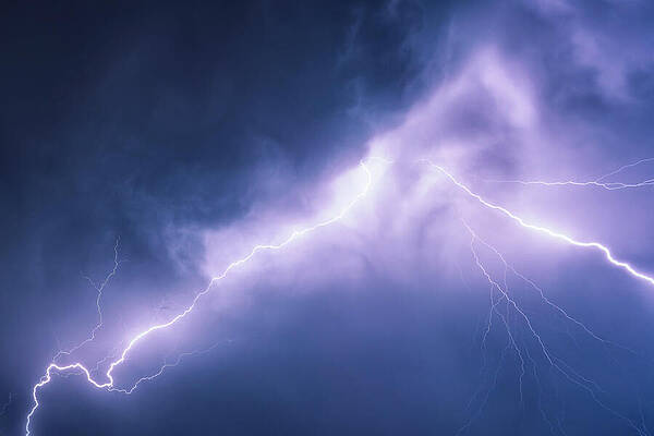 Sky Wall Art featuring the photograph Electric Sky by Rich Kovach