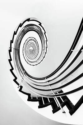 Dramatic Wall Art featuring the photograph Elegant Staircase by Elvira Peretsman