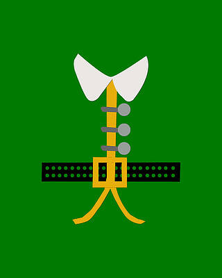 Xmas Wall Art featuring the digital art Elf Costume by Flippin Sweet Gear