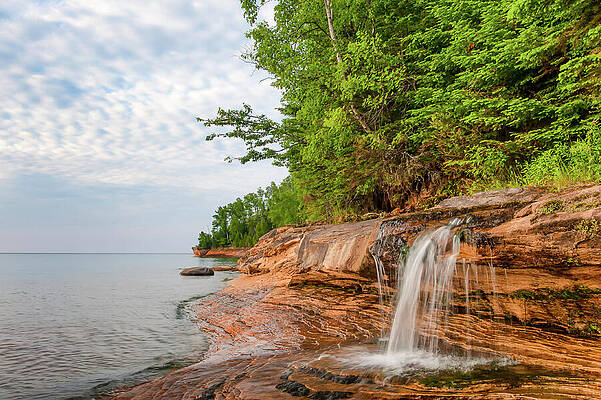Summer Photograph - Elliot Falls by Michael Collins
