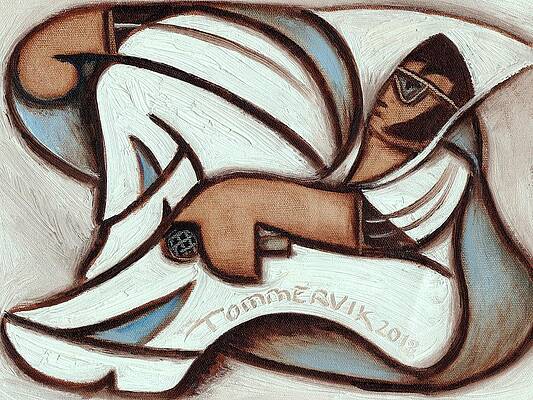 Elvis Presley Painting - Elvis Daydreaming Art Print by Tommervik