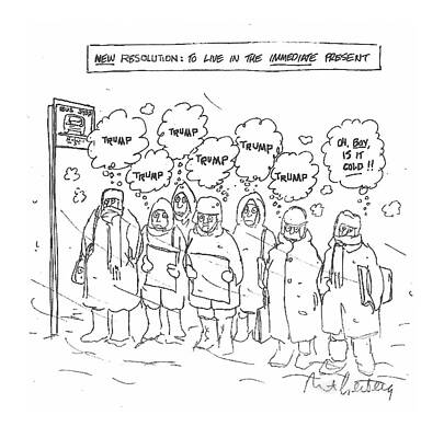 Wind Drawing - Embrace The Power Of Now by Mort Gerberg