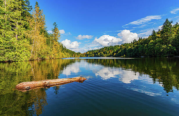 Sky Photograph - Emeral Lake Reflections by Tommy Farnsworth