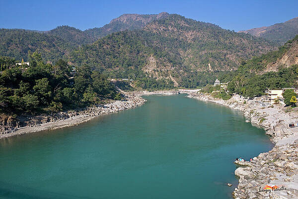 Water Wall Art featuring the photograph Emerald Ganges, Rishikesh by Sanjay Marathe