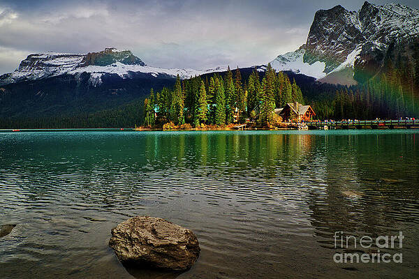 Wall Art featuring the photograph Emerald Lake, Yoho National Park by Thomas Nay