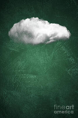 Emerald Cloud on Dark Green Digital Art