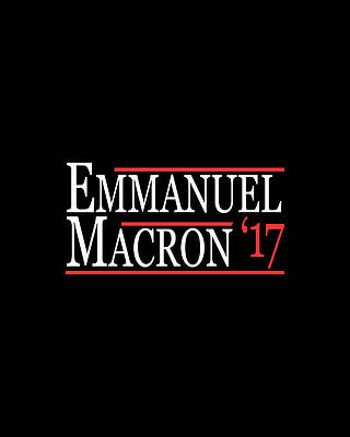 2017 Wall Art featuring the digital art Emmanuel Macron Presidente 2017 by Flippin Sweet Gear