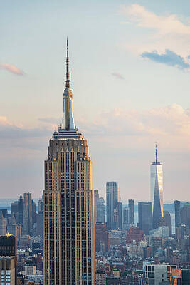 Empire State and One World Trade Center Wall Art