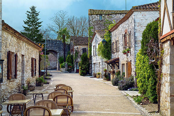 Charming Old Village Street Photograph