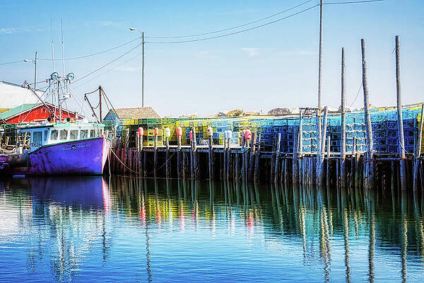 Serene Photograph - Enchanting Colors Of Nova Scotia by Tatiana Travelways