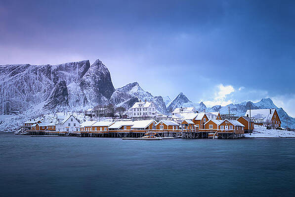 Winter Wall Art featuring the photograph Enchanting Sakrisoy Vista by Charnwood Photography Fine Art