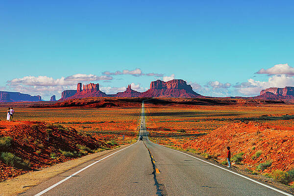 Scenic Road Leading to Monument Valley Wall Art