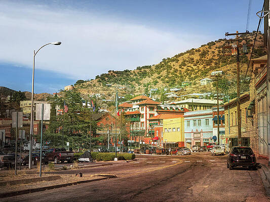 Arizona Photograph - Entering Bisbee, Arizona by Tatiana Travelways