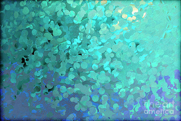 Blue Wall Art featuring the painting Ephesians 1 3. A Thankful Attitude. Bible Verse Christian Inspiration Scripture Wall Art by Mark Lawrence