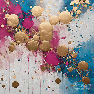 Wall Art featuring the painting Ephesians 1 6. I Am Accepted. Abstract Christian Wall Art by Mark Lawrence