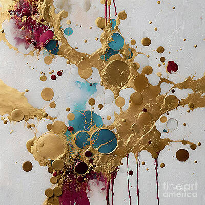 Wall Art featuring the painting Ephesians 1 7. I Am Forgiven. Contemporary Christian Art by Mark Lawrence