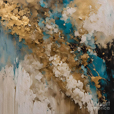 Wall Art featuring the painting Ephesians 4 26-27. Victory Over Evil. Abstract Christian Wall Art by Mark Lawrence