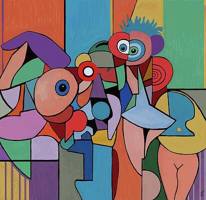 Bold Wall Art featuring the painting Ernest by Sonja Kraft