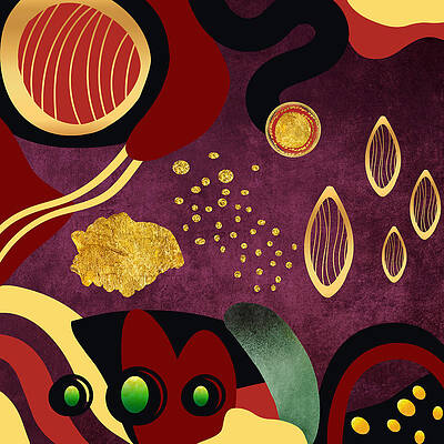 Bold Wall Art featuring the mixed media Erythraean Sea by Canessa Thomas